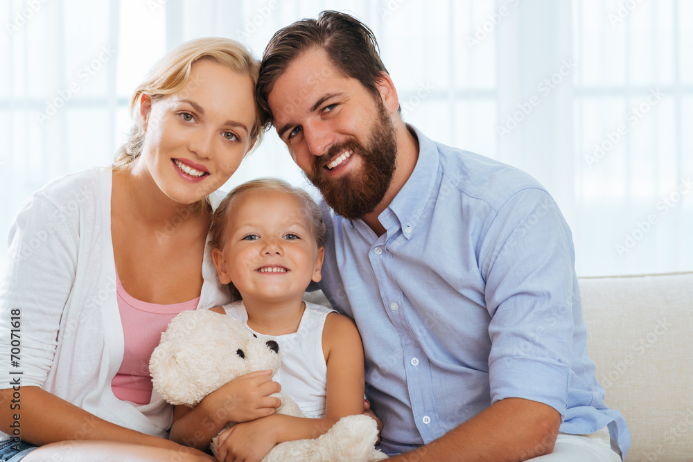 Cheerful family