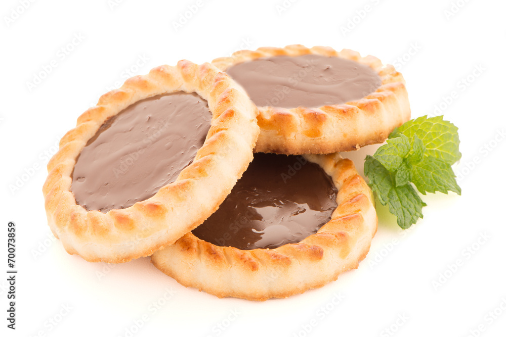 Chocolate tart cookies Chocolate tart cookies