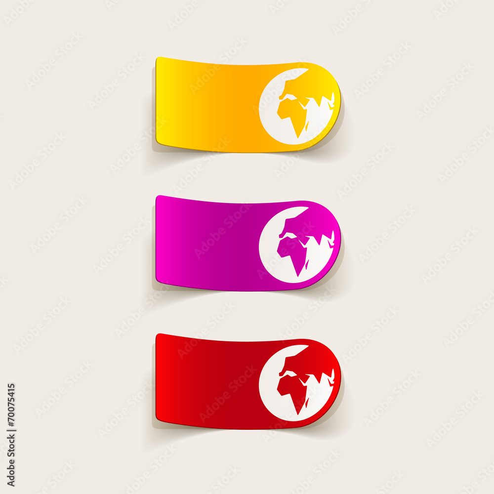 realistic design element: globe realistic design element: globe