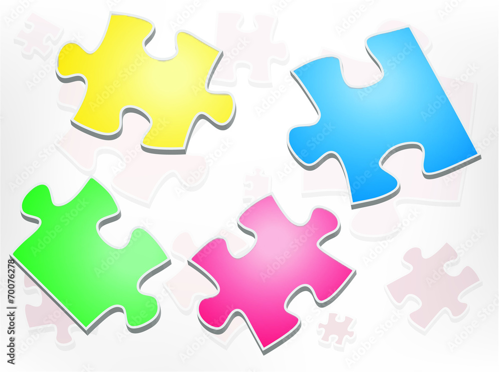 Puzzle abstract Puzzle abstract