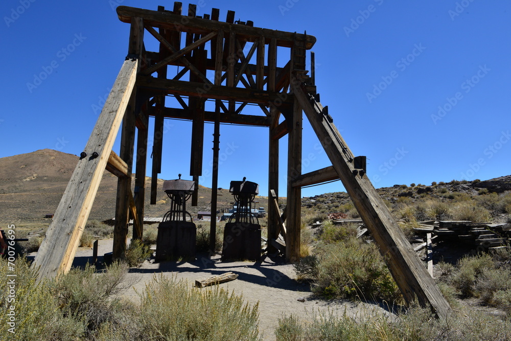 Bodie is a ghost town in the Bodie Hills. Bodie is a ghost town in the Bodie Hills.