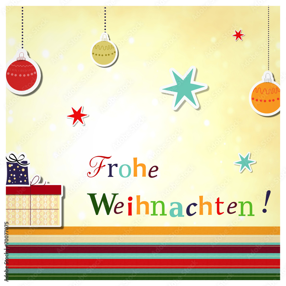 Naklejka premium Weihnachten