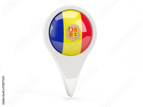 Round flag icon of andorra Free Download Round flag icon of andorra - GFXLoad