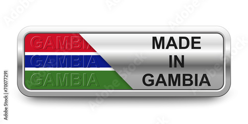 Made in Gambia Button