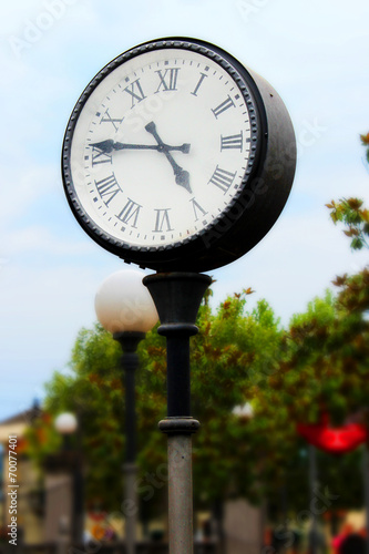 Vintage station clock