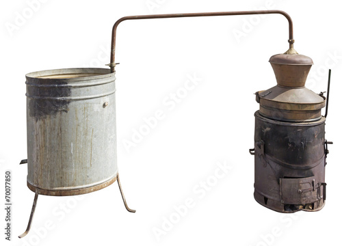 Fotografie Copper boiler used to brandy