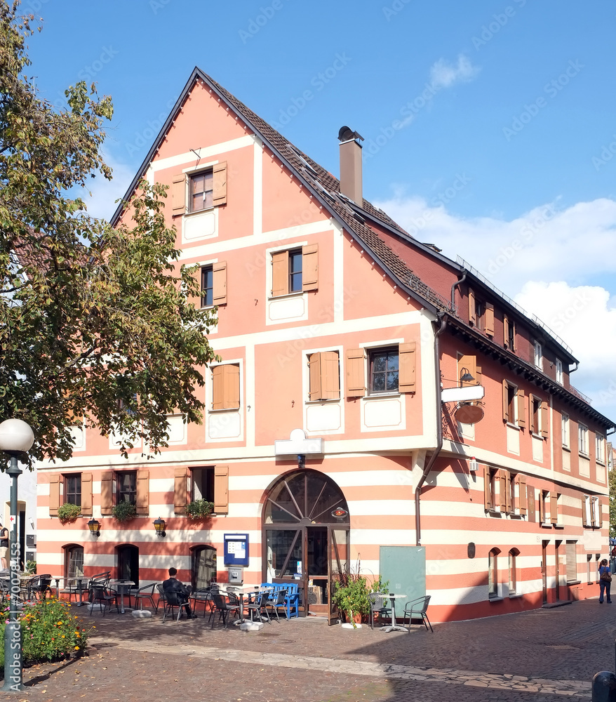 Fototapeta premium Fachwerkhäuser in Aalen