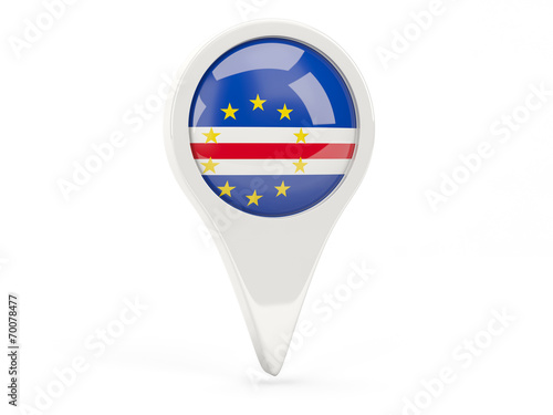 Round flag icon of cape verde Free Download Round flag icon of cape verde - GFXLoad