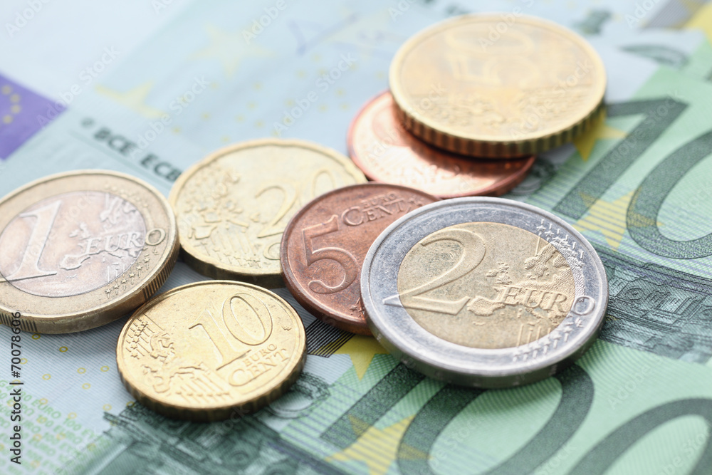 Euro notes and coins