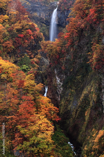 紅葉の大田切渓谷 惣滝