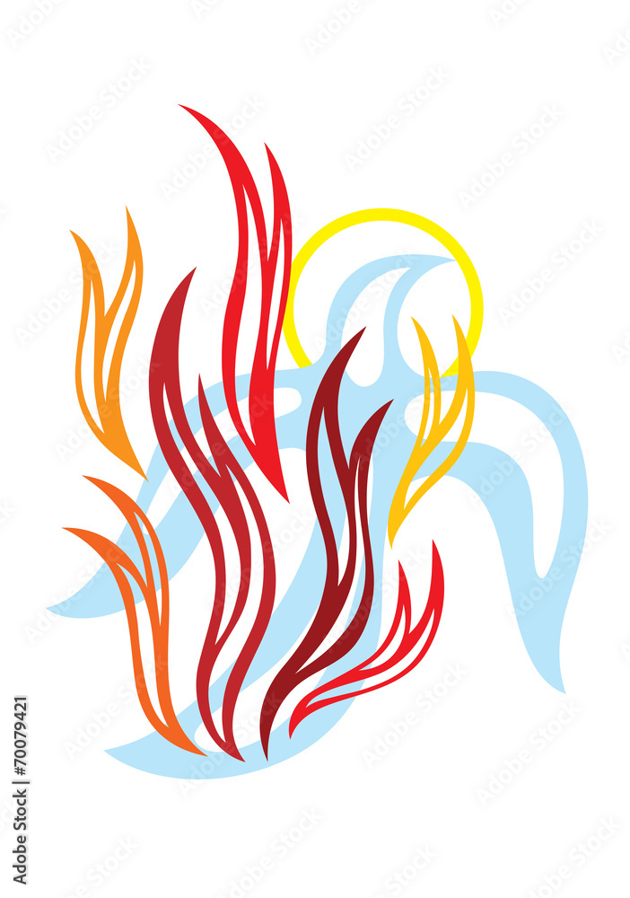 Holy spirit, art vector illustration Holy spirit, art vector illustration