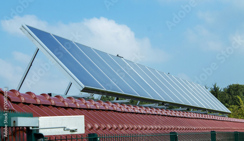 eco solar power station