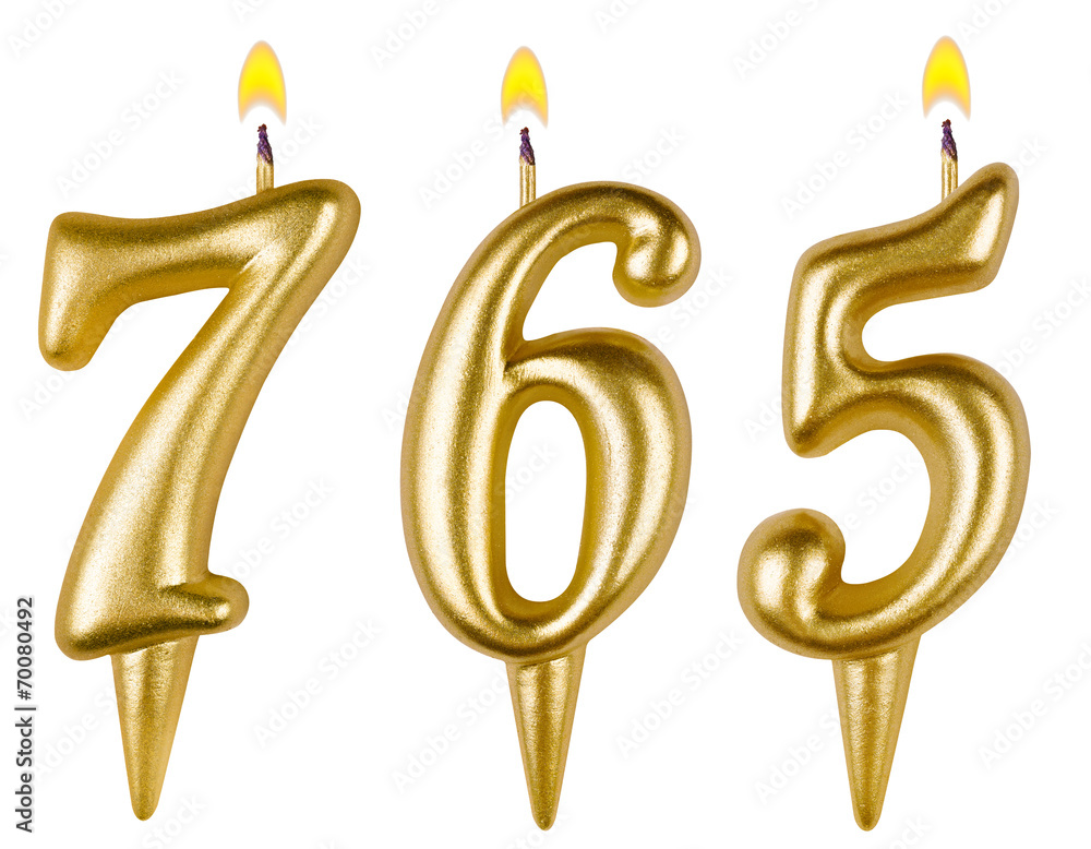 candles number seven hundred sixty-five isolated candles number seven hundred sixty-five isolated
