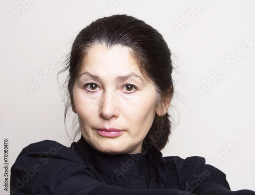 Portrait of the woman.