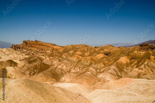 eroded ridges in death valley national park