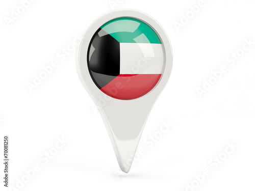 Free Download Round flag icon of kuwait - GFXLoad