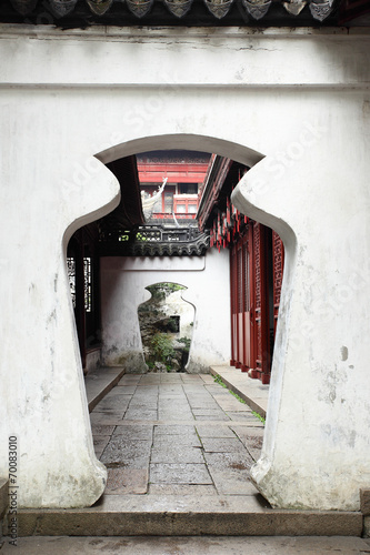 Doorway in Yu Yuan Garden