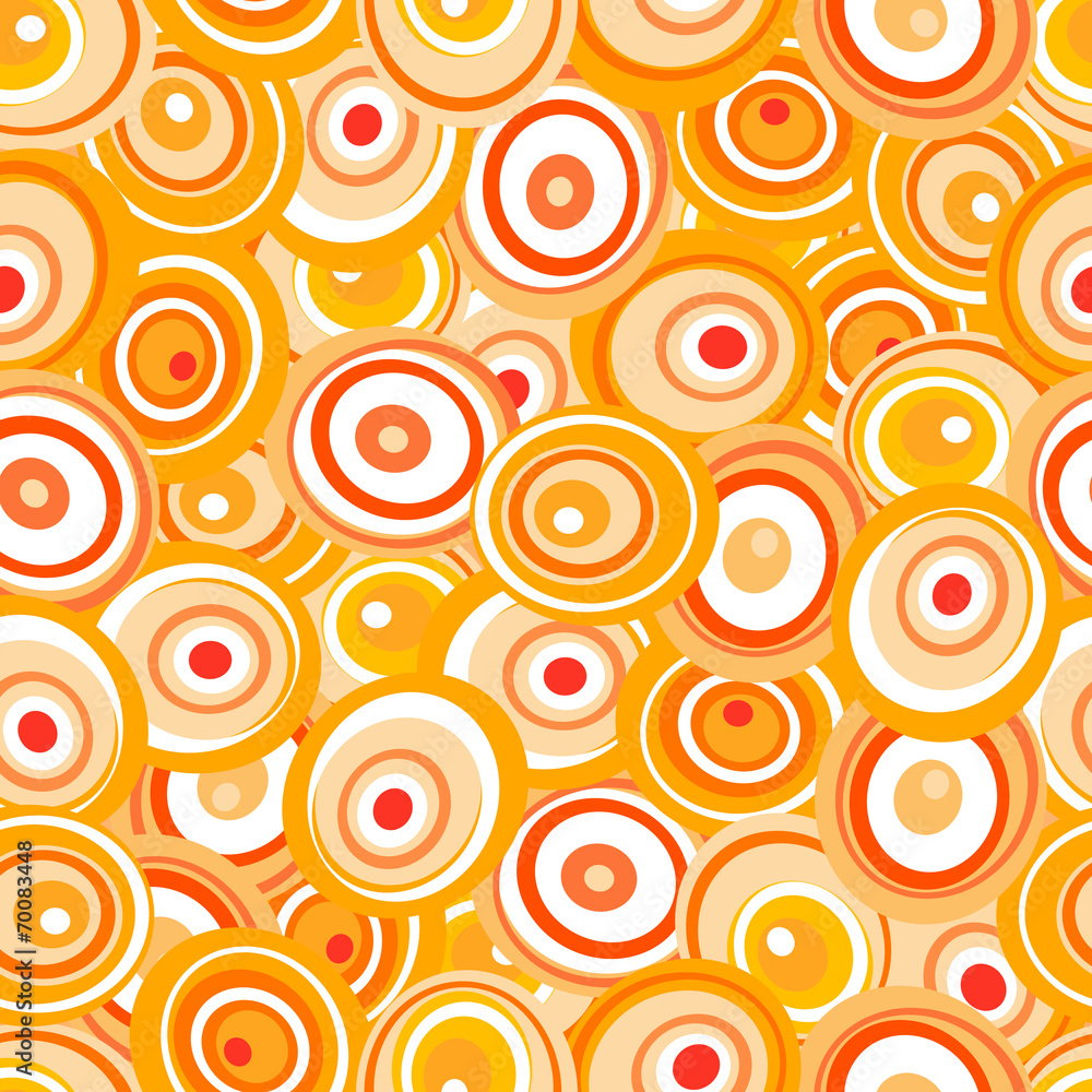 Abstract background with orange circles Abstract background with orange circles