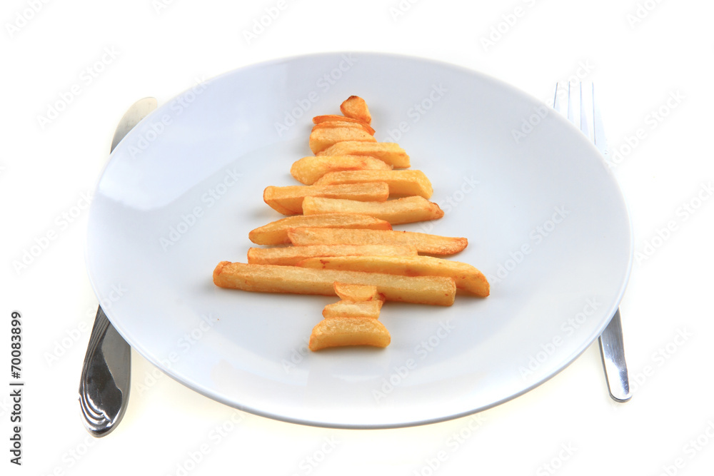 christmas tree from the potatoes chips christmas tree from the potatoes chips