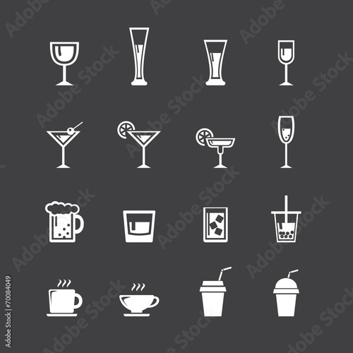 vector.drink icon set