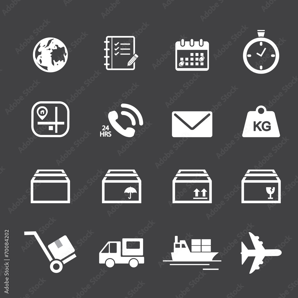 Shipping and Logistics Icons Shipping and Logistics Icons