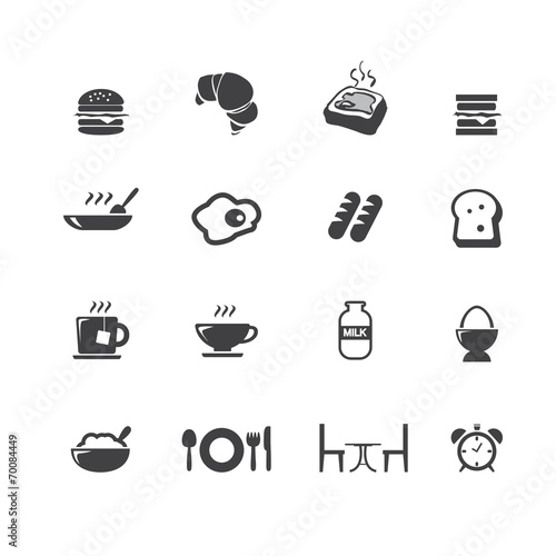 breakfast icons