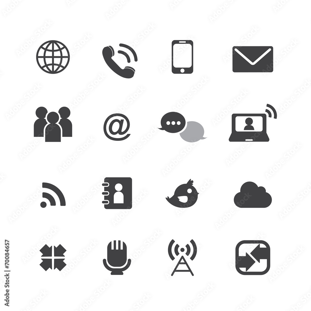 communication icons communication icons