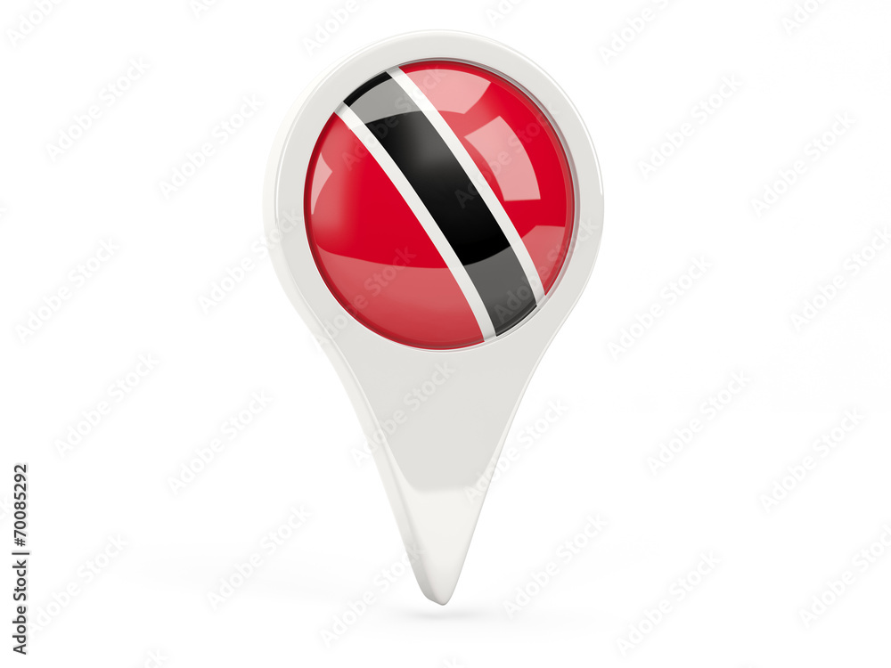 Round flag icon of trinidad and tobago Round flag icon of trinidad and tobago