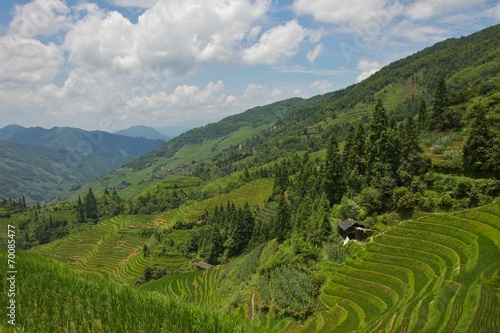 Jongli Rice Terraces in Guilin, China