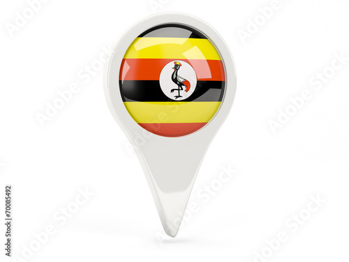 Round flag icon of uganda Free Download Round flag icon of uganda - GFXLoad