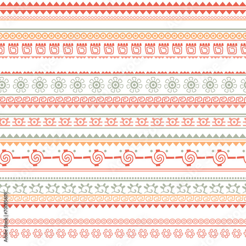 Tribal ethnic seamless pattern