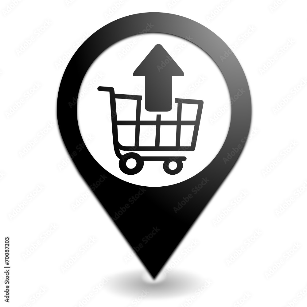 retirer du chariot sur symbole localisation noir retirer du chariot sur symbole localisation noir