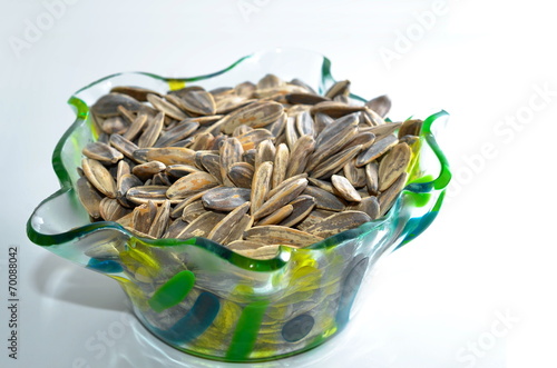Fotografie Fresh roasted sunflower seeds