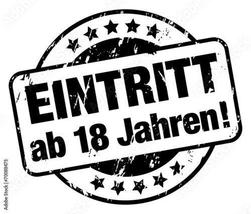 Eintritt ab 18 Jahren