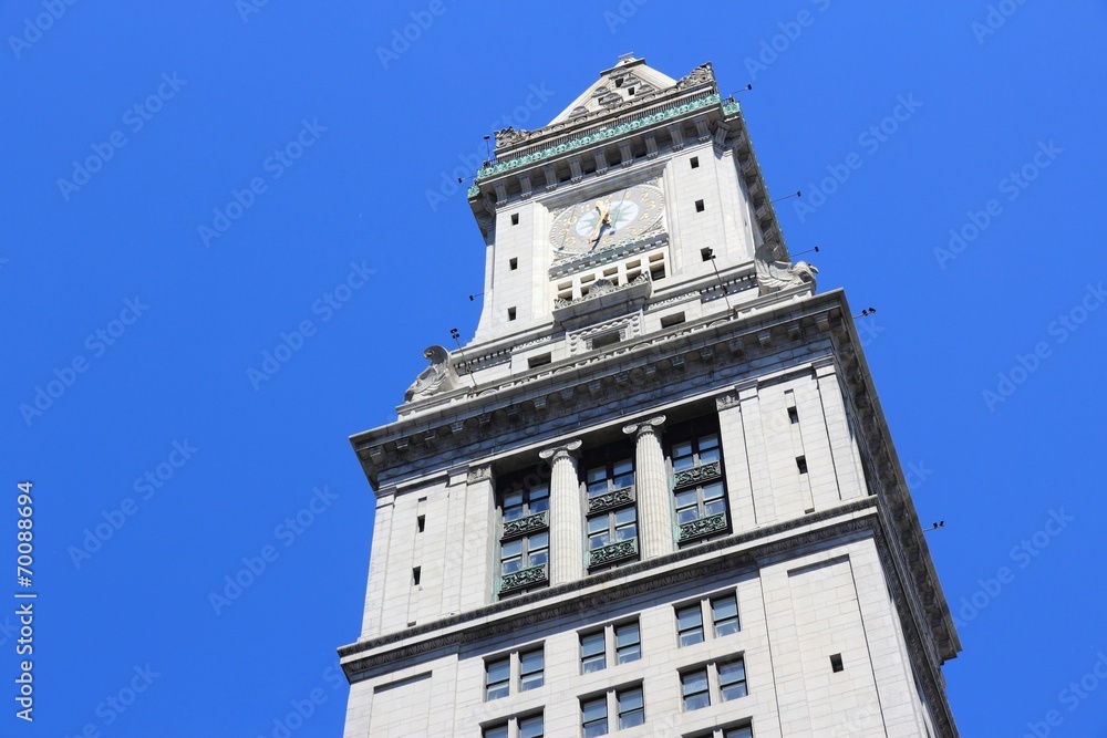 Naklejka premium Boston - Custom House Tower