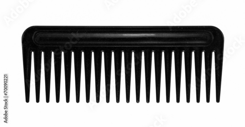 black hair comb