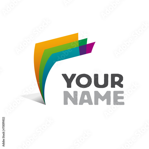 Vector logo ream of paper