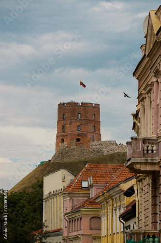 Gedemin tower in Vilnius, Lithuania photo