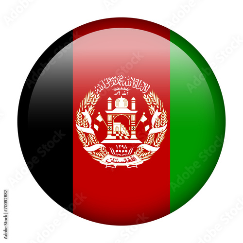 Afghanistan flag button