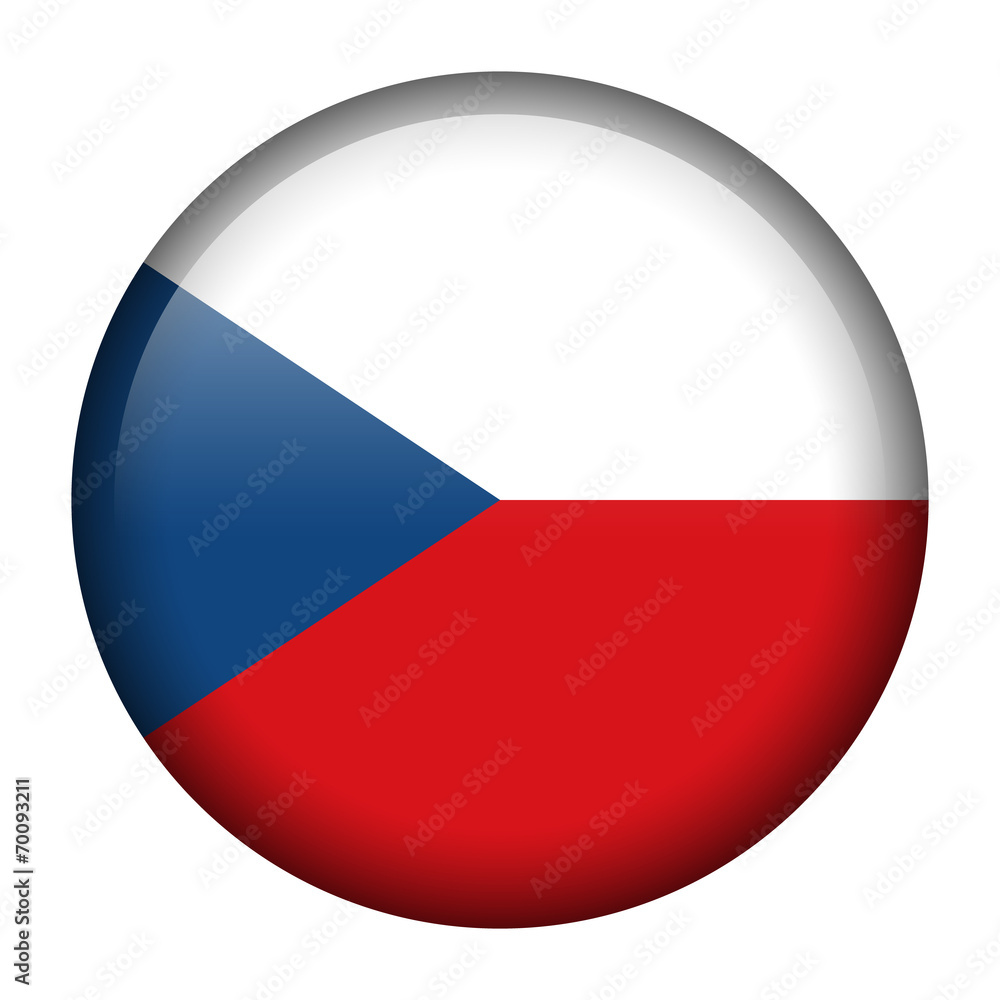 Czech flag button Czech flag button