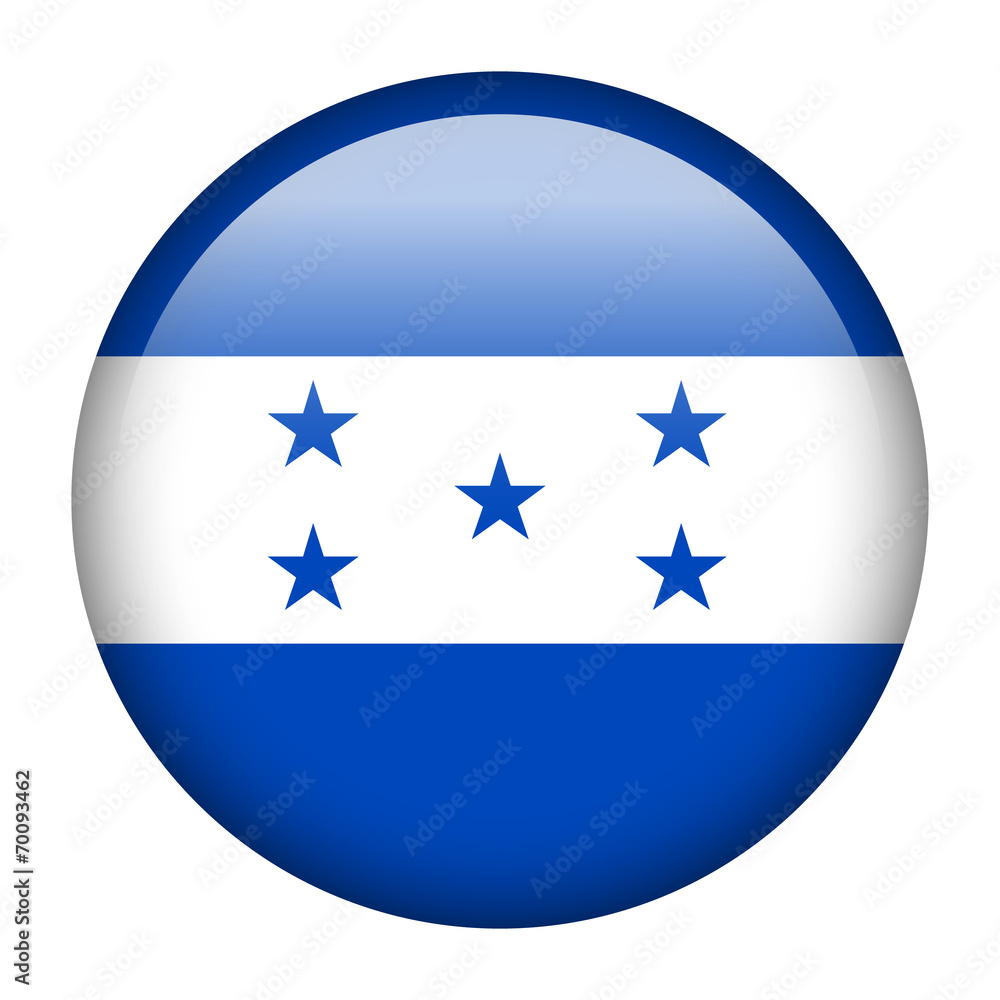 Honduras flag button Honduras flag button