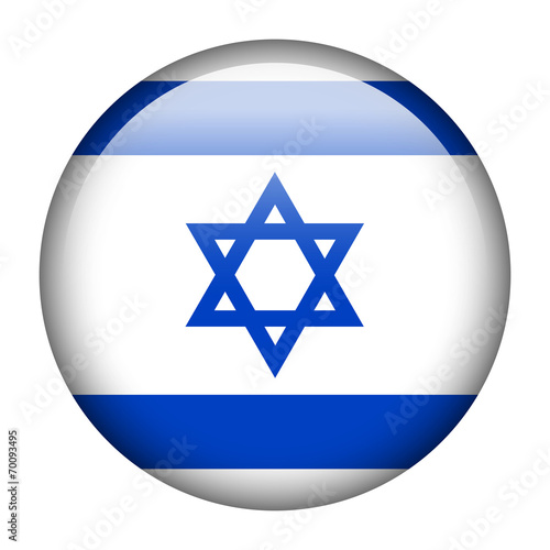 Israel flag button