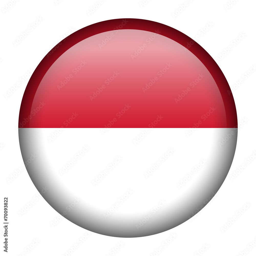 Monaco flag button Monaco flag button