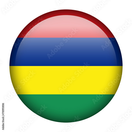 Free Download Mauritius flag button - GFXLoad