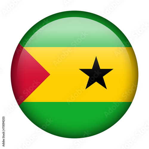 Free Download Sao Tome and Principe flag button - GFXLoad