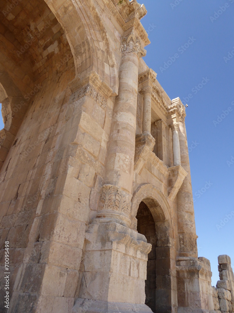 El Arco de Adriano en Jerash, Jordania El Arco de Adriano en Jerash, Jordania