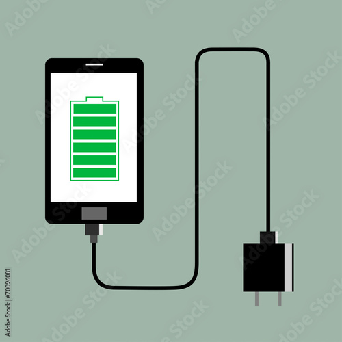 phone charger full battery ...