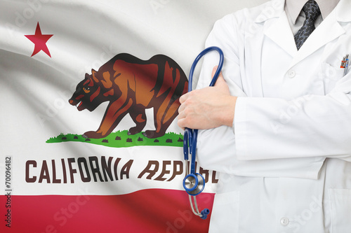 Concept of US national healthcare system - state of California
