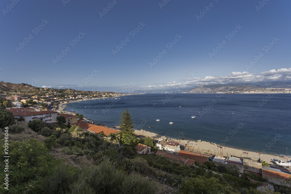 Lo stretto di Messina - Sicilia, Italia