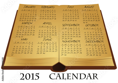 2015 ancient book calendar